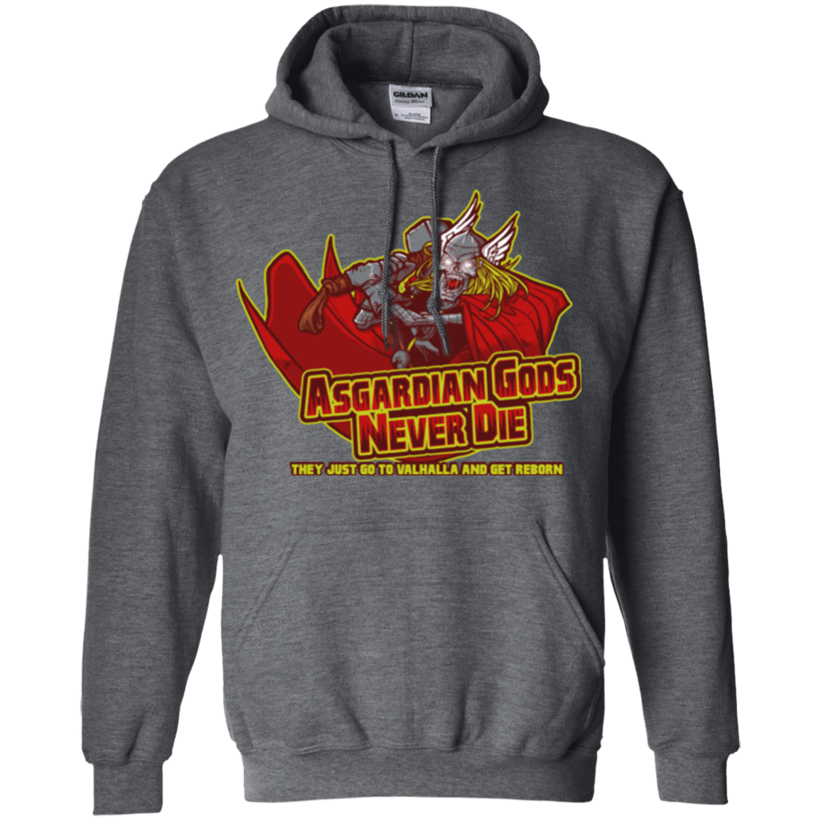 Sweatshirts Dark Heather / S Asgardian Pullover Hoodie