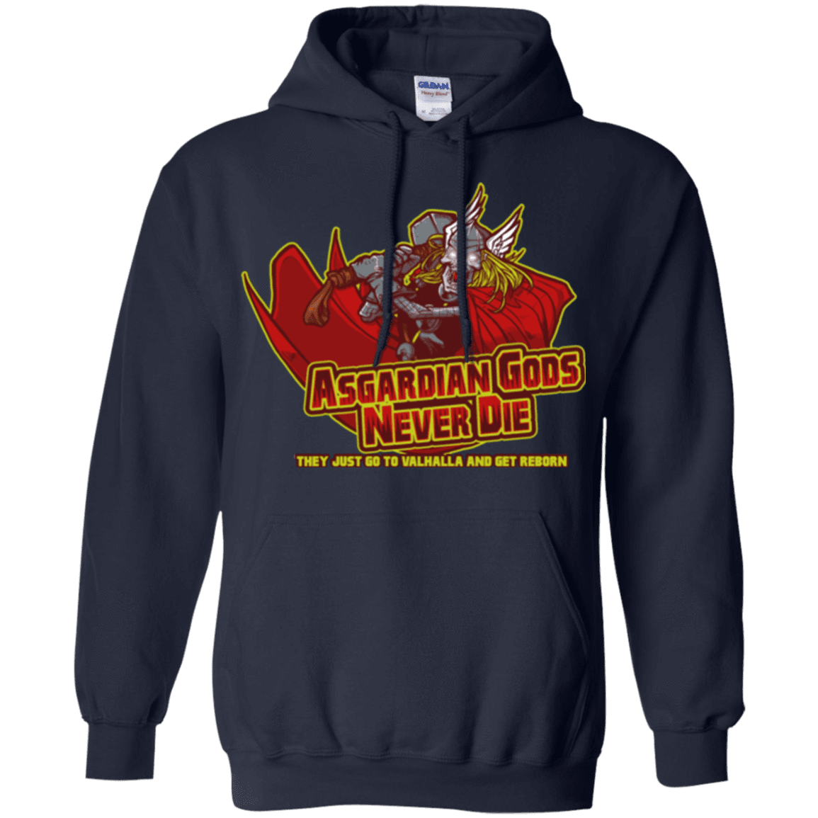 Sweatshirts Navy / S Asgardian Pullover Hoodie