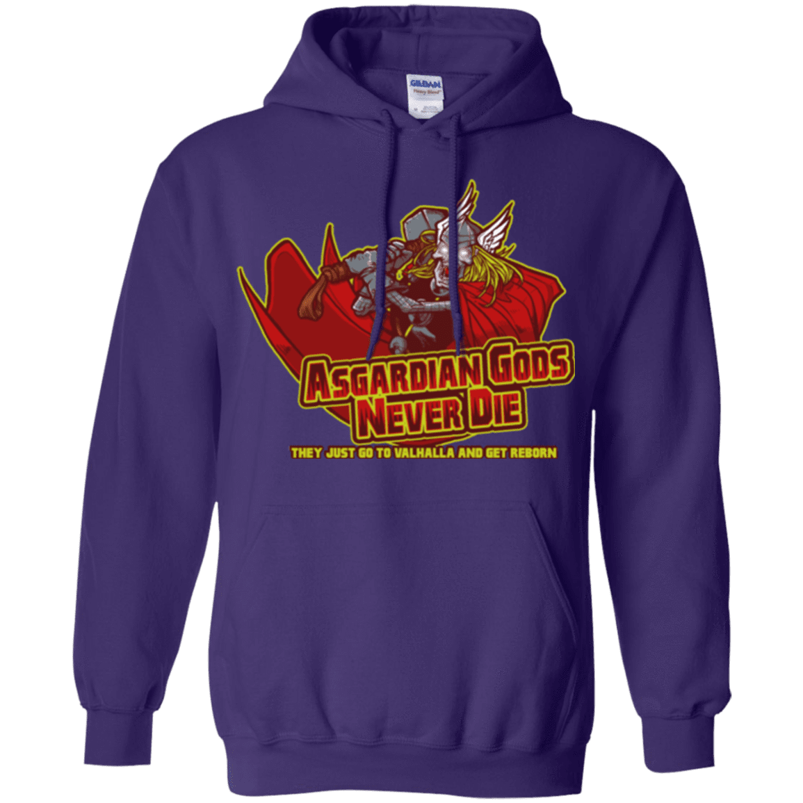 Sweatshirts Purple / S Asgardian Pullover Hoodie