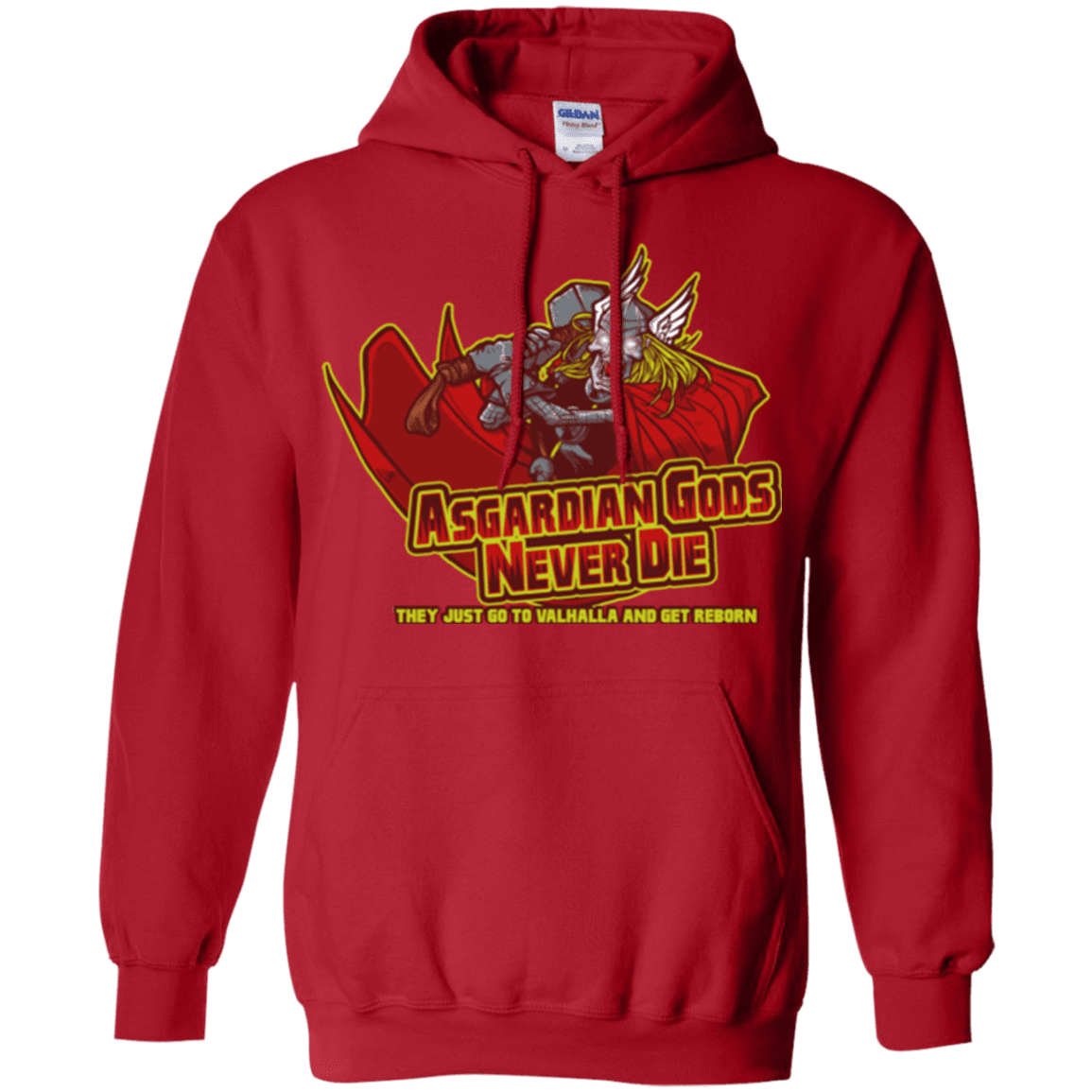 Sweatshirts Red / S Asgardian Pullover Hoodie