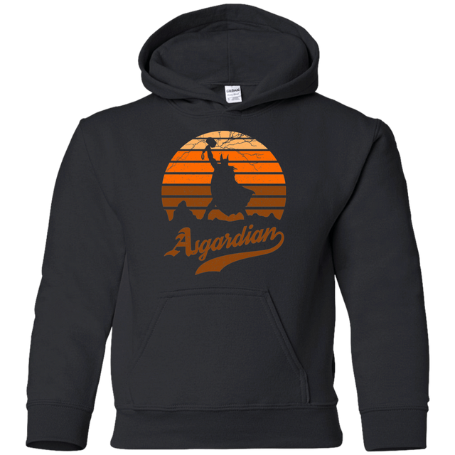 Sweatshirts Black / YS Asgardian Sun Set Youth Hoodie