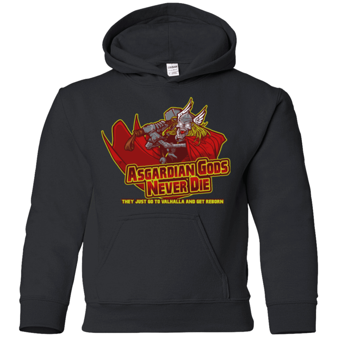 Sweatshirts Black / YS Asgardian Youth Hoodie