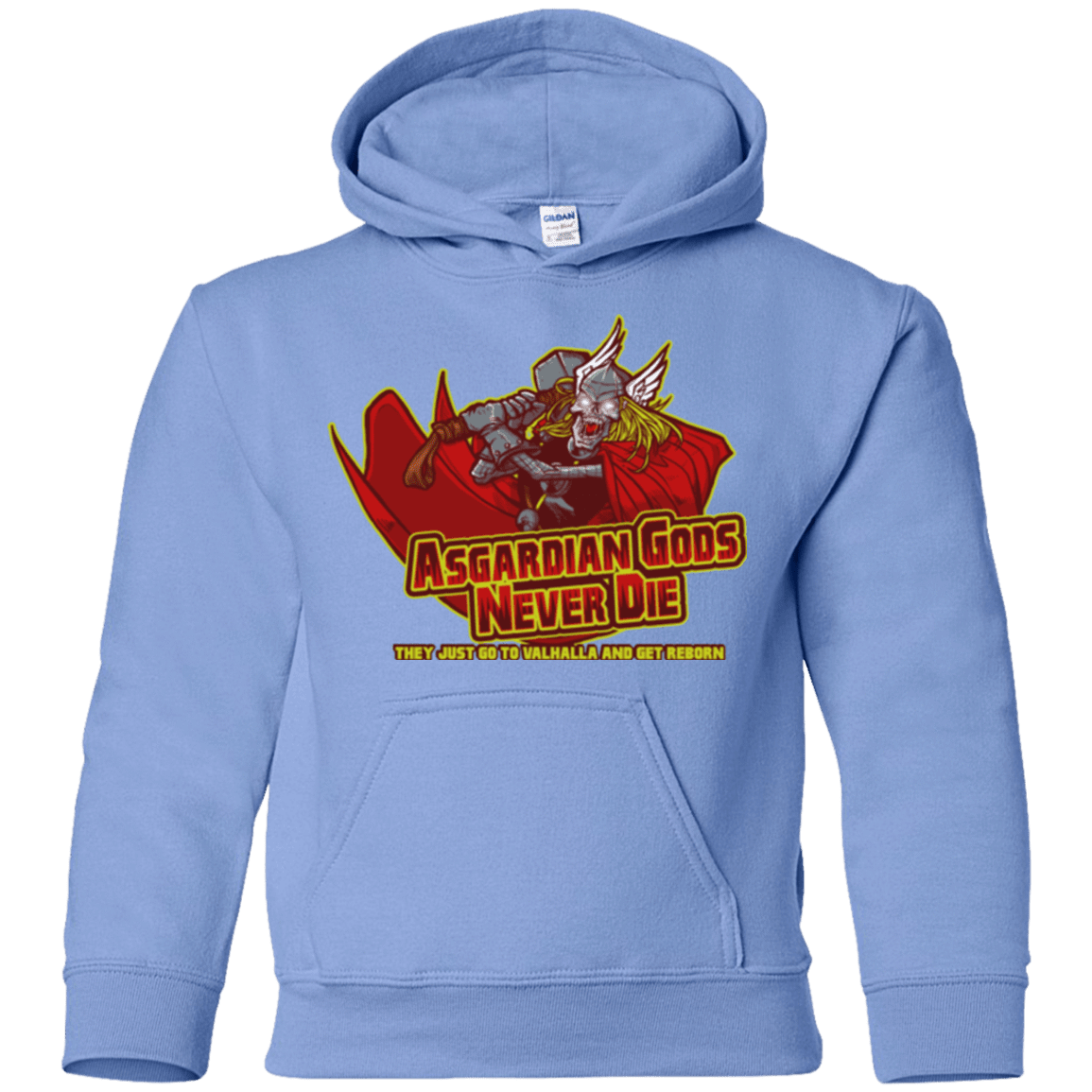 Sweatshirts Carolina Blue / YS Asgardian Youth Hoodie