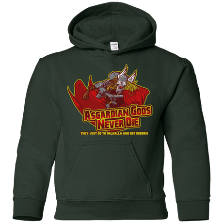 Sweatshirts Forest Green / YS Asgardian Youth Hoodie