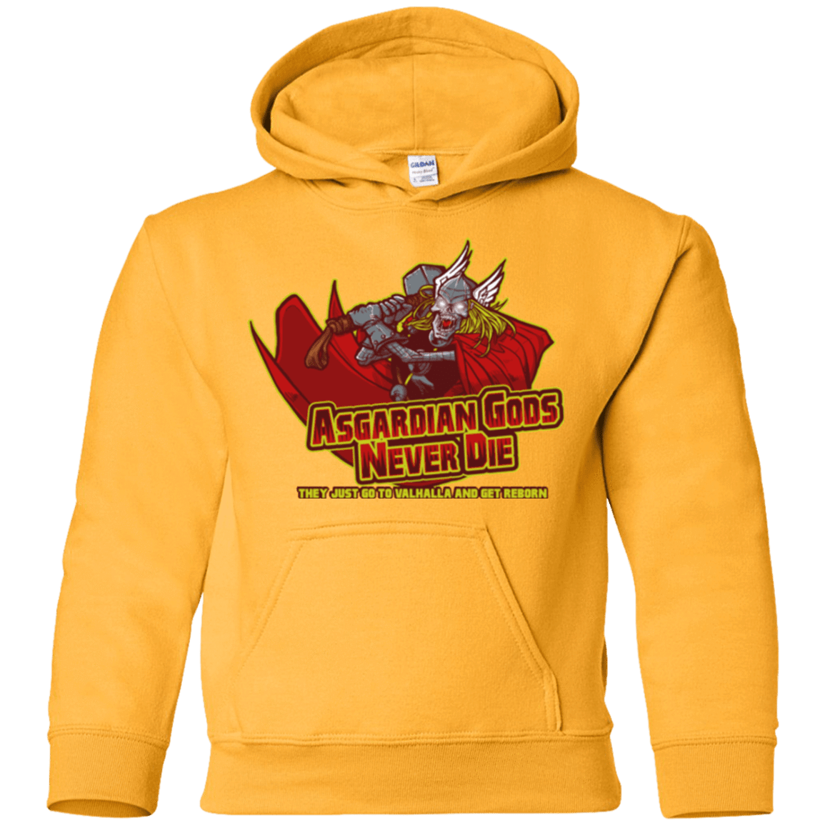 Sweatshirts Gold / YS Asgardian Youth Hoodie