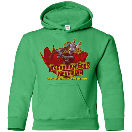 Sweatshirts Irish Green / YS Asgardian Youth Hoodie