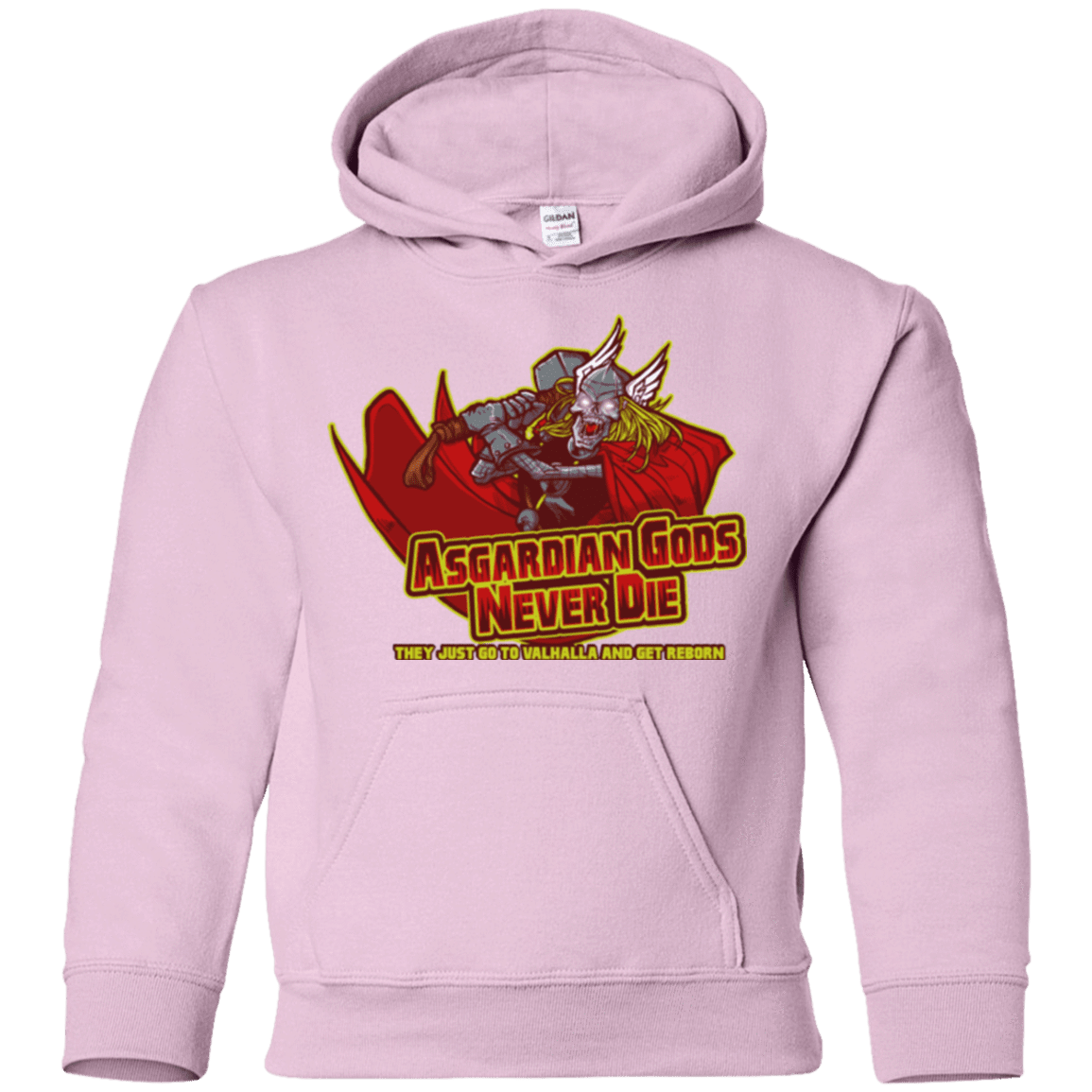 Sweatshirts Light Pink / YS Asgardian Youth Hoodie