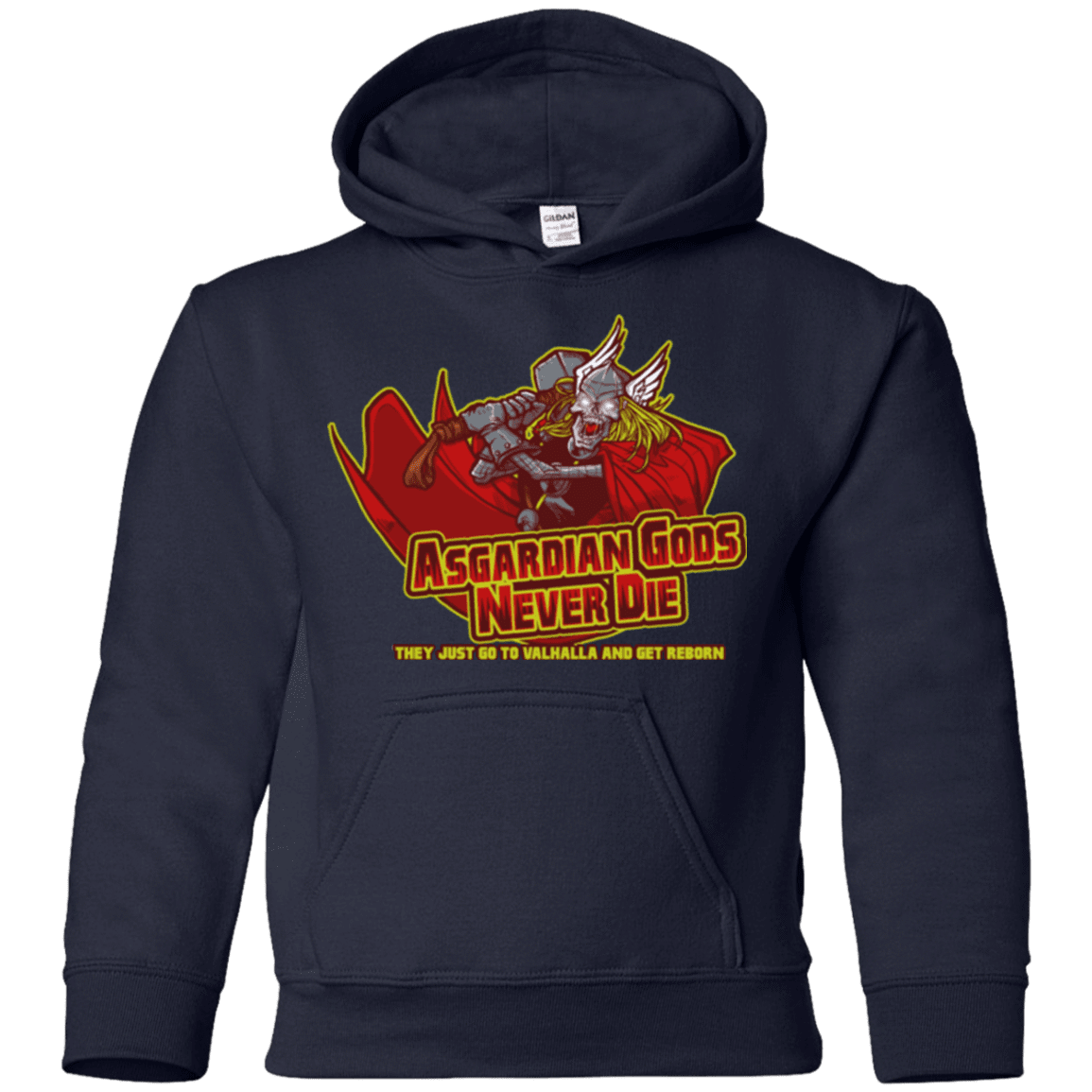 Sweatshirts Navy / YS Asgardian Youth Hoodie