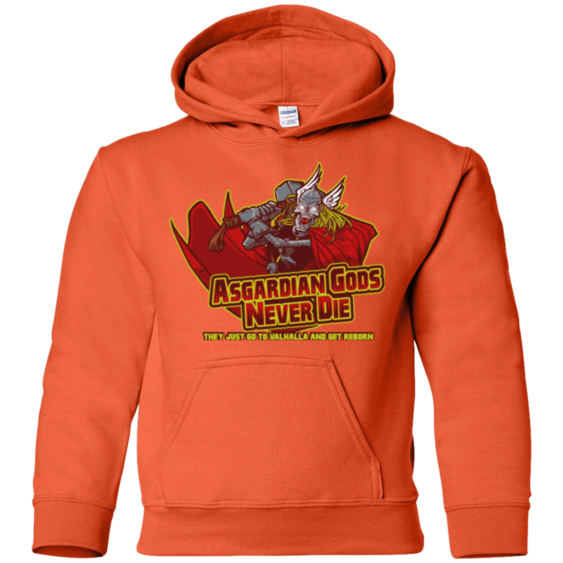 Sweatshirts Orange / YS Asgardian Youth Hoodie