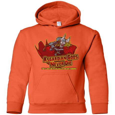 Sweatshirts Orange / YS Asgardian Youth Hoodie