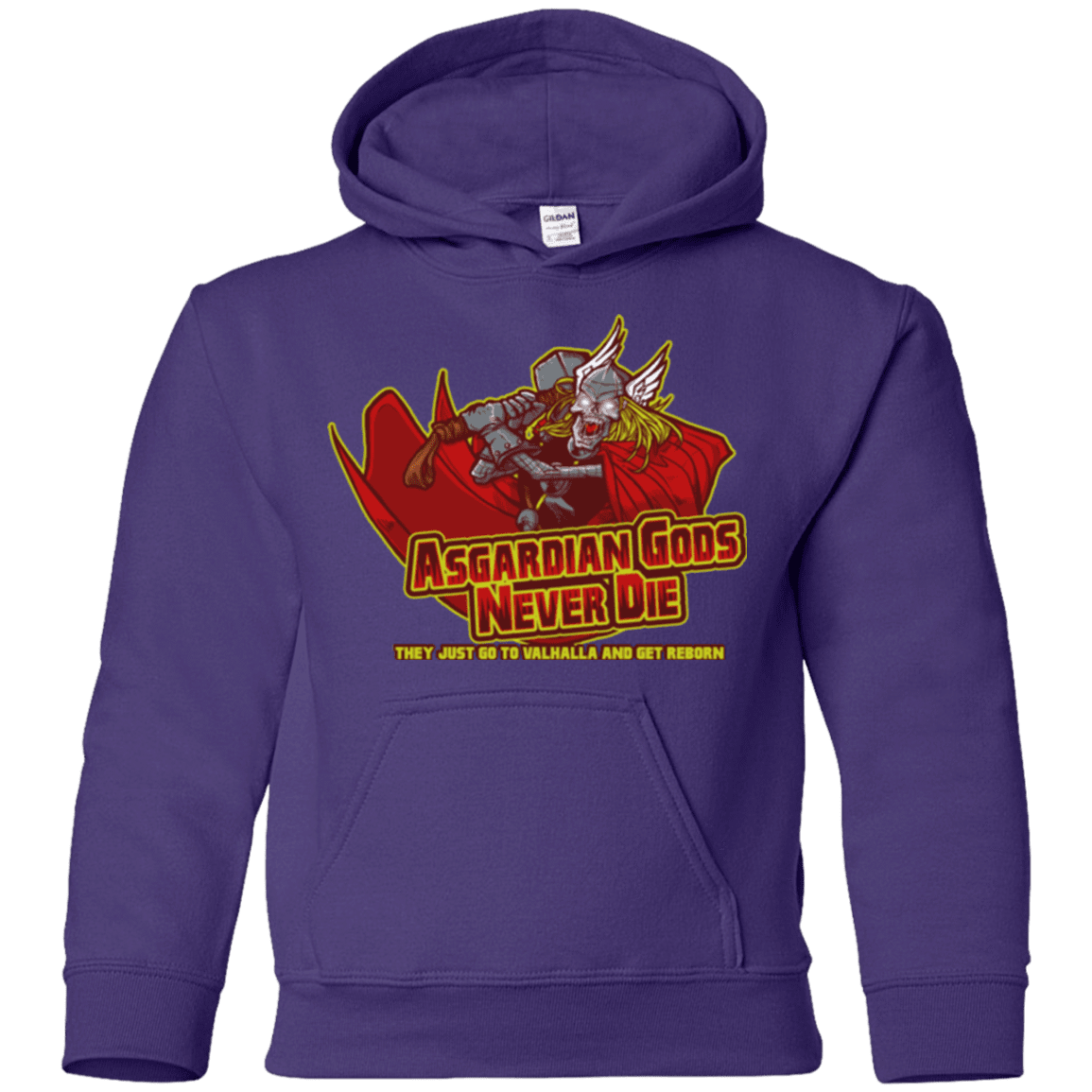 Sweatshirts Purple / YS Asgardian Youth Hoodie