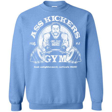 Sweatshirts Carolina Blue / Small Ass Kickers Gym Crewneck Sweatshirt