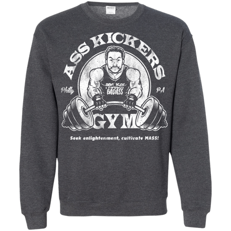 Sweatshirts Dark Heather / Small Ass Kickers Gym Crewneck Sweatshirt
