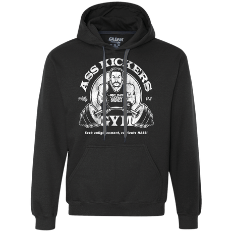 Sweatshirts Black / Small Ass Kickers Gym Premium Fleece Hoodie