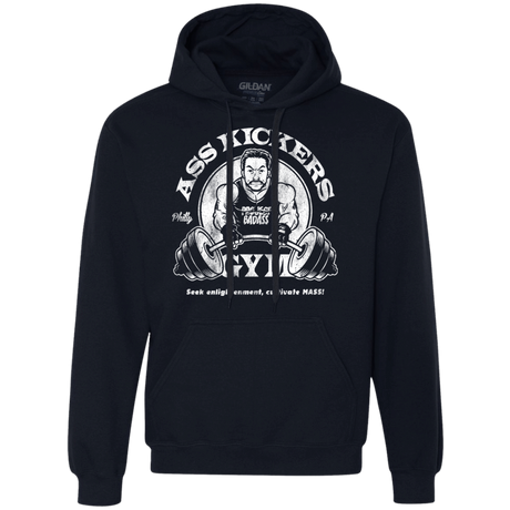 Sweatshirts Navy / Small Ass Kickers Gym Premium Fleece Hoodie