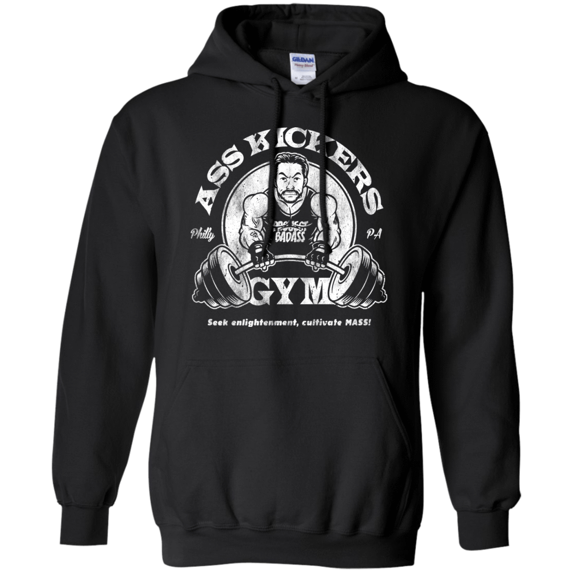 Sweatshirts Black / Small Ass Kickers Gym Pullover Hoodie