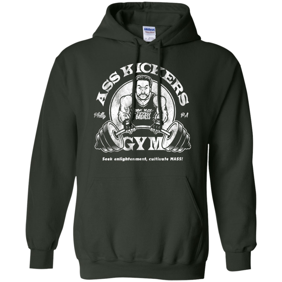 Sweatshirts Forest Green / Small Ass Kickers Gym Pullover Hoodie