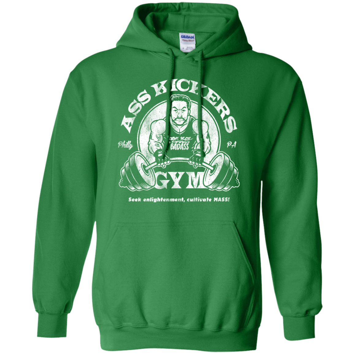 Sweatshirts Irish Green / Small Ass Kickers Gym Pullover Hoodie