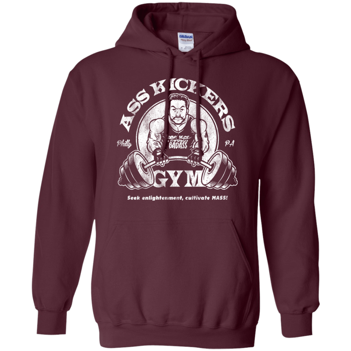 Sweatshirts Maroon / Small Ass Kickers Gym Pullover Hoodie