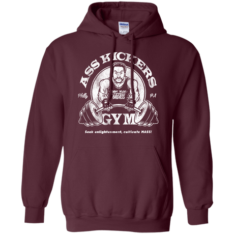 Sweatshirts Maroon / Small Ass Kickers Gym Pullover Hoodie