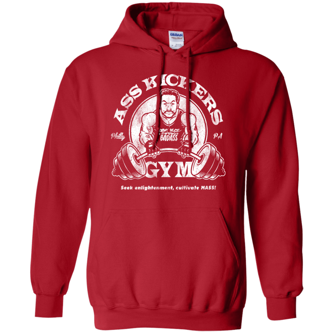 Sweatshirts Red / Small Ass Kickers Gym Pullover Hoodie