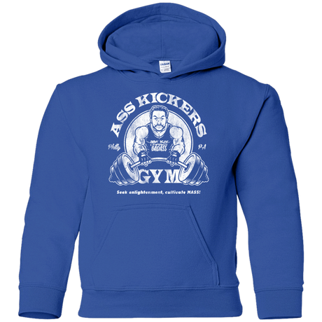 Sweatshirts Royal / YS Ass Kickers Gym Youth Hoodie