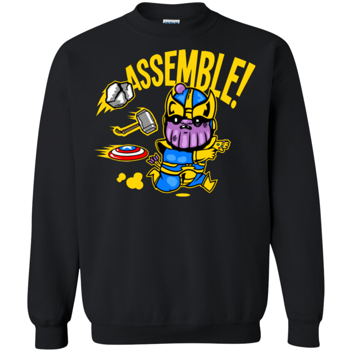 Sweatshirts Black / Small Assemble Crewneck Sweatshirt