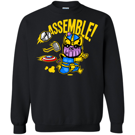 Sweatshirts Black / Small Assemble Crewneck Sweatshirt