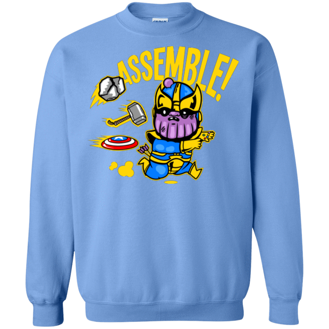 Sweatshirts Carolina Blue / Small Assemble Crewneck Sweatshirt