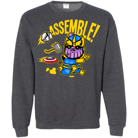 Sweatshirts Dark Heather / Small Assemble Crewneck Sweatshirt