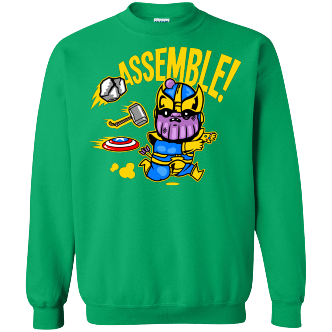 Sweatshirts Irish Green / Small Assemble Crewneck Sweatshirt