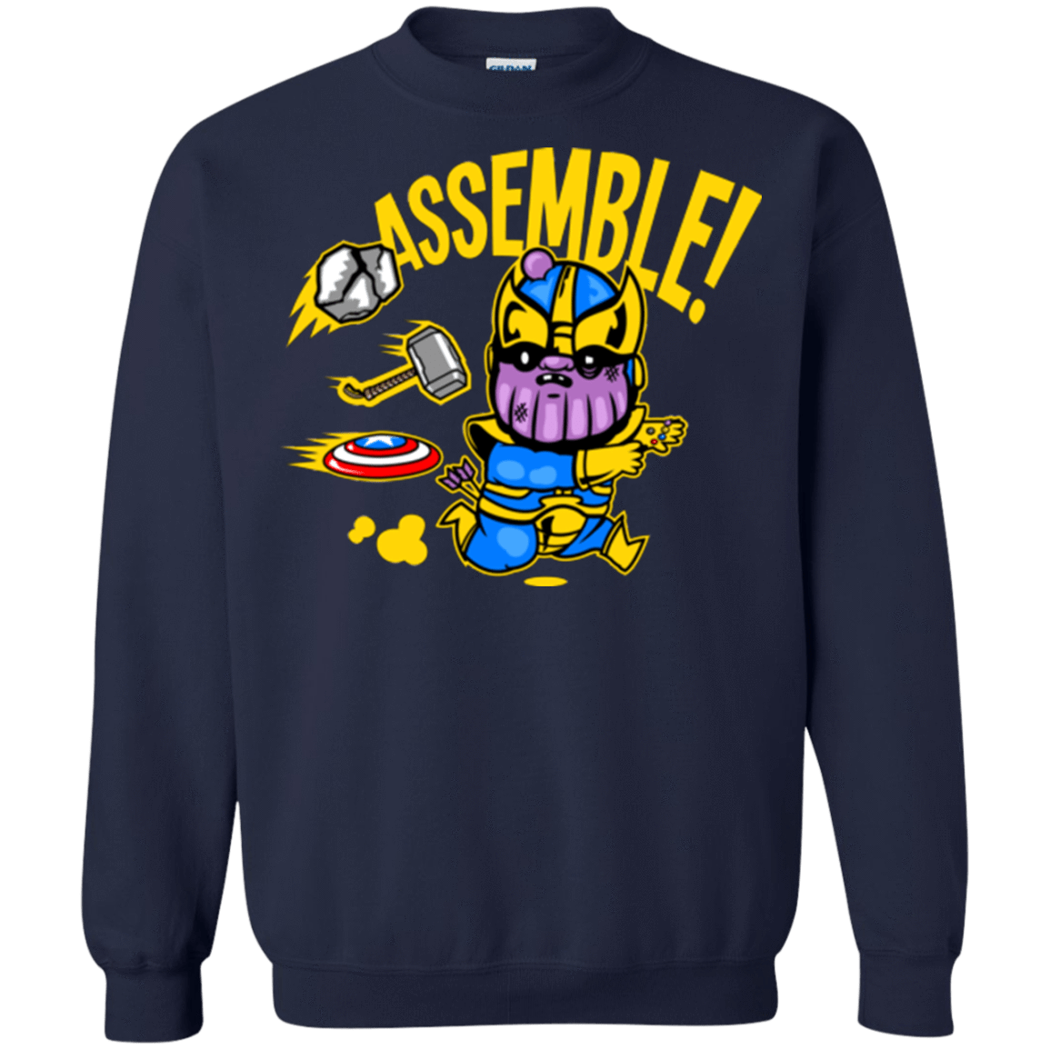 Sweatshirts Navy / Small Assemble Crewneck Sweatshirt