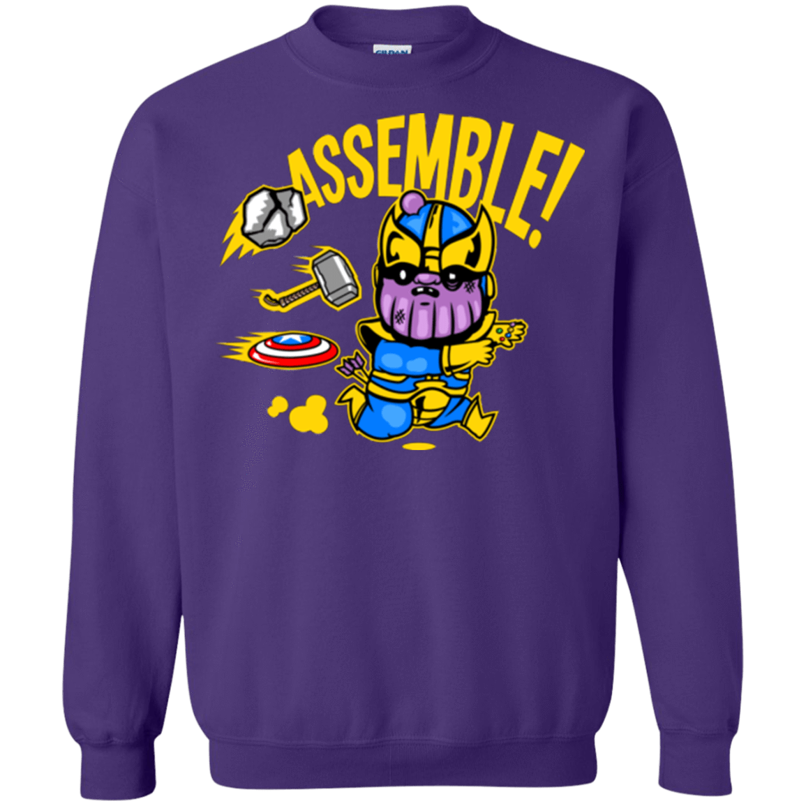 Sweatshirts Purple / Small Assemble Crewneck Sweatshirt