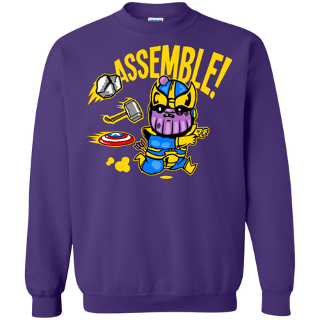 Sweatshirts Purple / Small Assemble Crewneck Sweatshirt