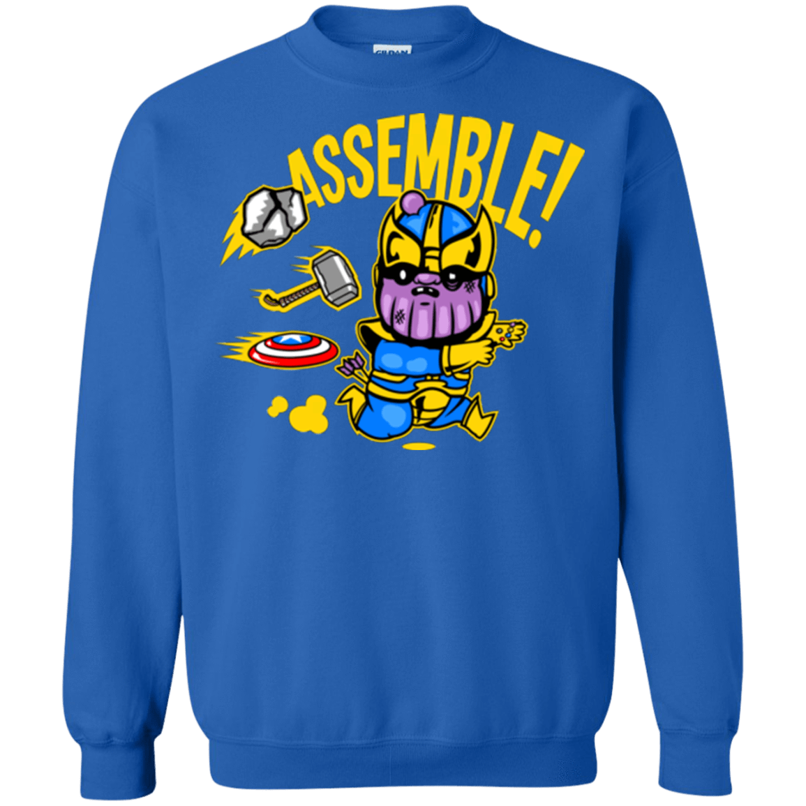 Sweatshirts Royal / Small Assemble Crewneck Sweatshirt