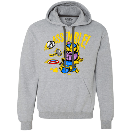 Sweatshirts Sport Grey / Small Assemble Premium Fleece Hoodie