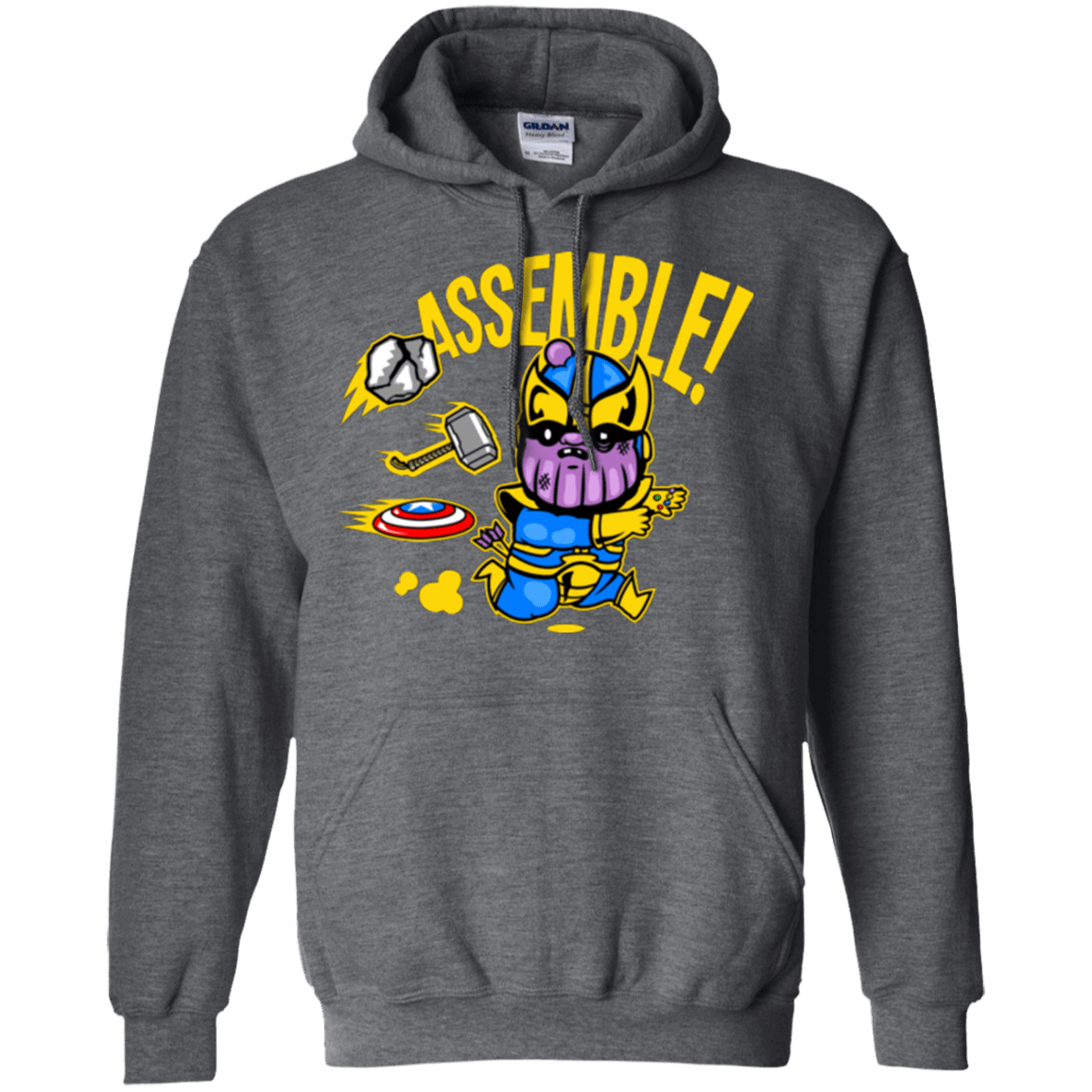 Sweatshirts Dark Heather / Small Assemble Pullover Hoodie