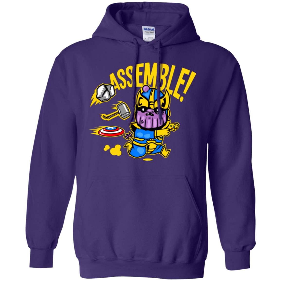 Sweatshirts Purple / Small Assemble Pullover Hoodie