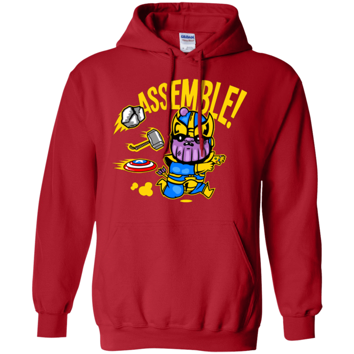 Sweatshirts Red / Small Assemble Pullover Hoodie