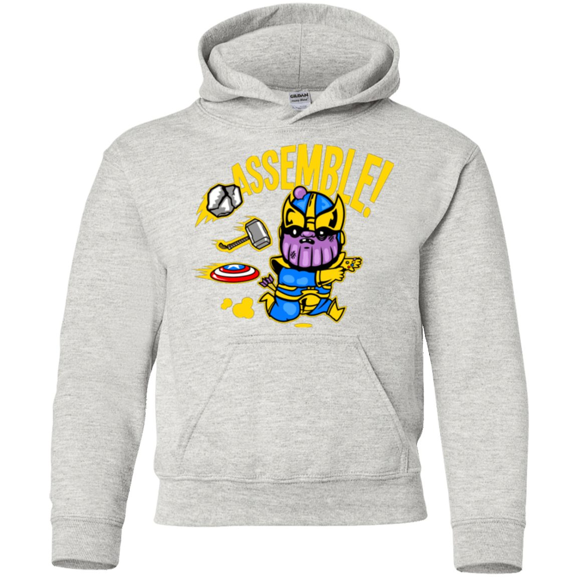Sweatshirts Ash / YS Assemble Youth Hoodie
