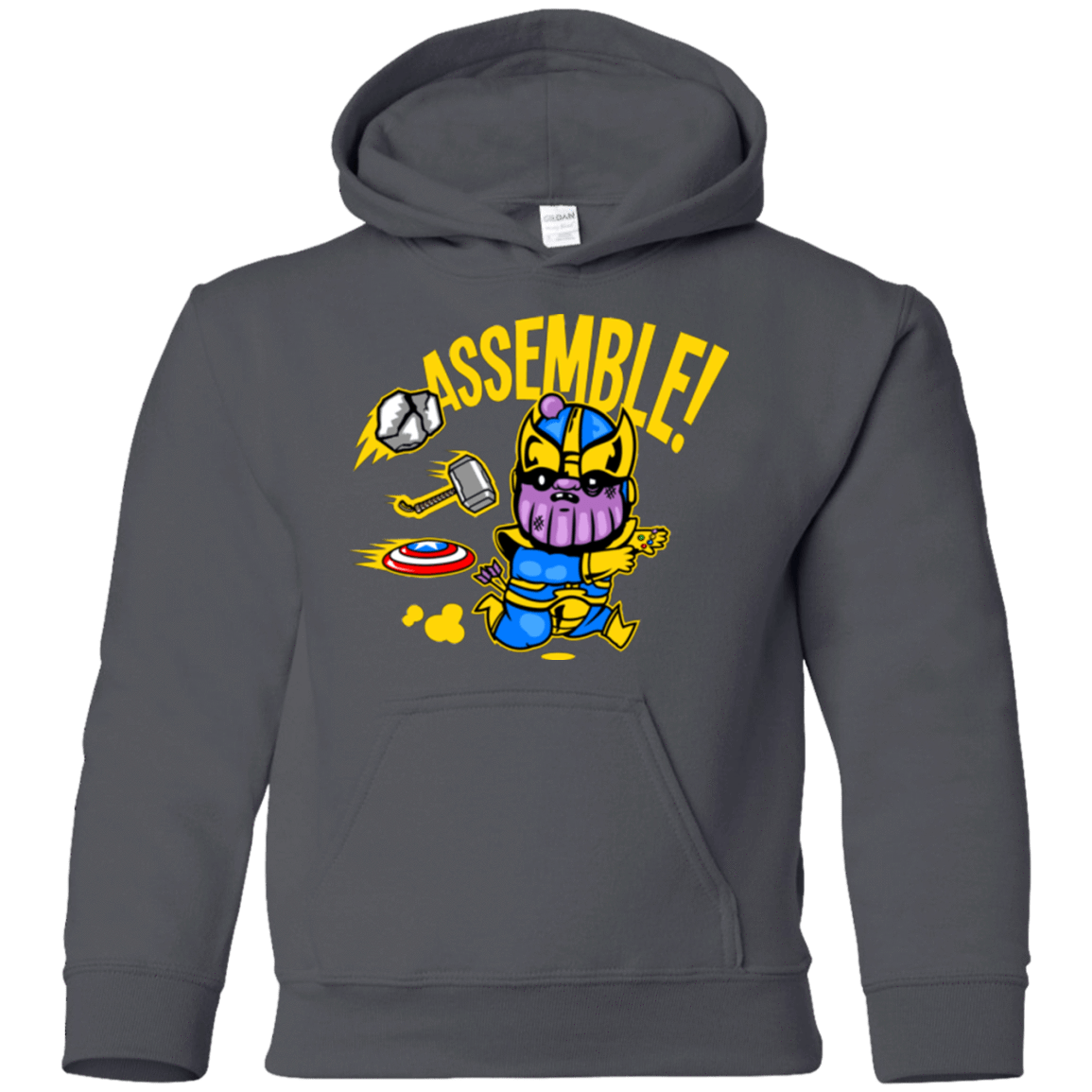 Sweatshirts Charcoal / YS Assemble Youth Hoodie