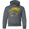 Sweatshirts Dark Heather / YS Assemble Youth Hoodie