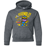 Sweatshirts Dark Heather / YS Assemble Youth Hoodie
