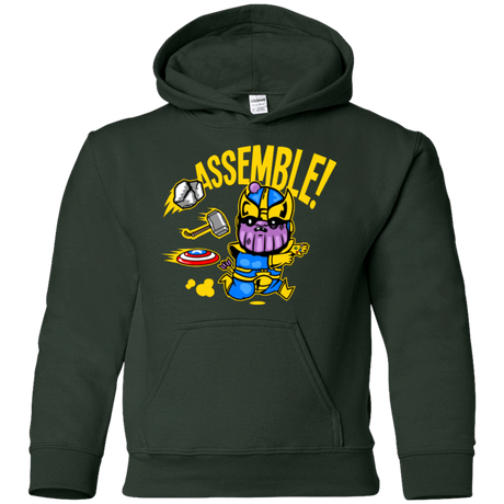 Sweatshirts Forest Green / YS Assemble Youth Hoodie