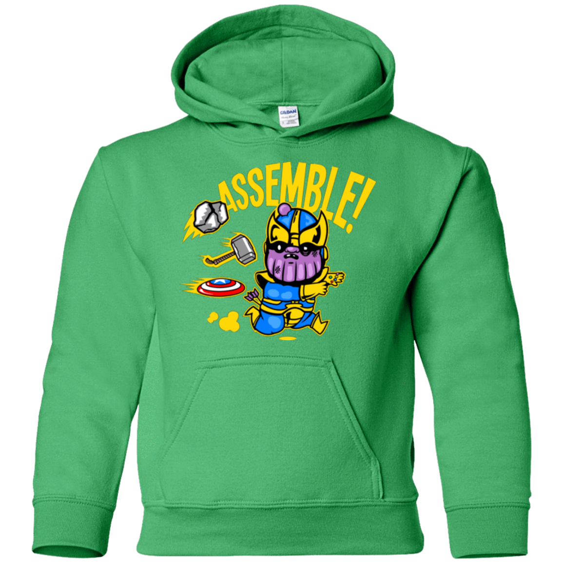 Sweatshirts Irish Green / YS Assemble Youth Hoodie