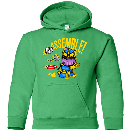 Sweatshirts Irish Green / YS Assemble Youth Hoodie