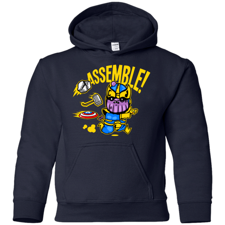 Sweatshirts Navy / YS Assemble Youth Hoodie