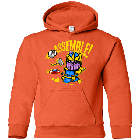 Sweatshirts Orange / YS Assemble Youth Hoodie