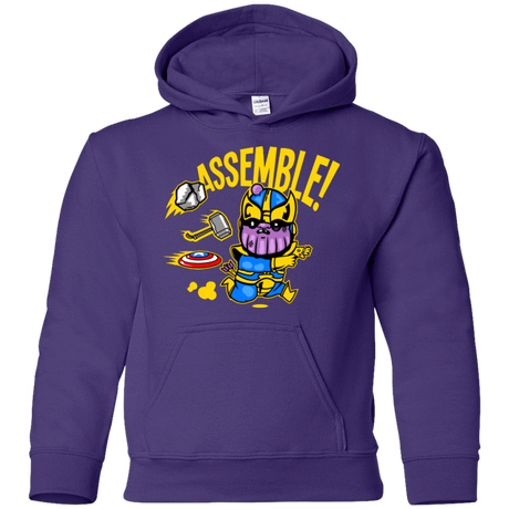 Sweatshirts Purple / YS Assemble Youth Hoodie