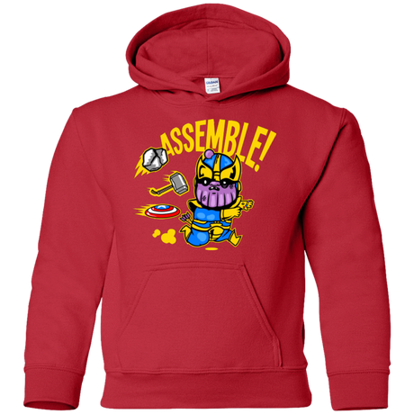 Sweatshirts Red / YS Assemble Youth Hoodie